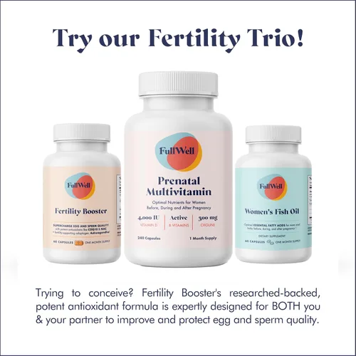 Vista 9 de FullWell Potenciador de fertilidad para hombres y mujeres Apoyo de concepción para una calidad saludable de óvulos, motilidad y fuerza