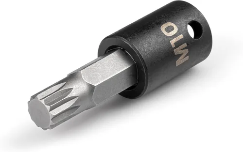 Vista 26 de TEKTON Zócalo de impacto de 3/8 pulgadas x M4 Triple Square Bit SIB18204