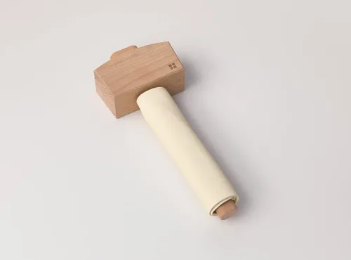 Vista 7 de Set de mazo Glacio y bolsa Lewis – Martillo de madera y bolsa de lona resistente para hielo triturado Herramienta de bar reutilizable