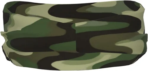 Vista 3 de Diademas militares para hombres y mujeres, camuflaje militar de Vietnam, rayas de tigre, camuflaje, bandas deportivas que absorben la humedad