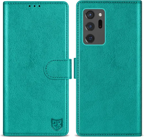 Vista 12 de ZZXX - Funda tipo cartera para Galaxy Note 20 Ultra con cierre magnético Negro