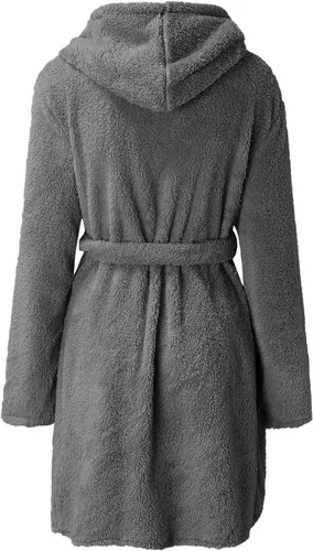 Vista 5 de Bath Robes for Women With Hood After Shower Heavy Fuzzy Robes Long Female Bathrobe Plus Size Christmas Gifts for Women
