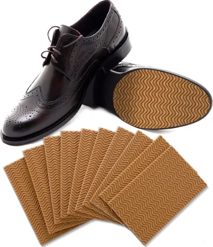 Vista 8 de 10 empuñaduras para zapatos en la parte inferior de los zapatos de 3.1 x 5.1 pulgadas, almohadillas antideslizantes antideslizantes para zapatos