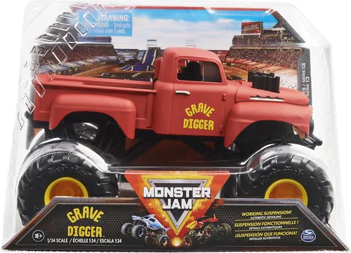 Vista 13 de Monster Jam - Camión monstruo oficial de Calavera, vehículo de colección fundido a presión, escala 1:24, juguetes para niños de 3 años en adelante