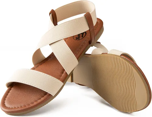 Vista 2 de Trary - Sandalias planas elásticas para mujer