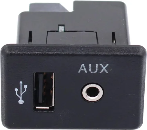 Vista 2 de ApplianPar Puerto auxiliar AUX USB Jack para Nissan Altima Murano 2015-2018