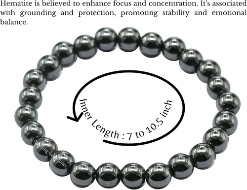Vista 121 de Amazing Gemstone Crystal Bracelet for Women Men's Gifts - Protection Healing Crystal Bracelet - 8mm Gemstone Beaded Stretchable Bracelet Pulseras