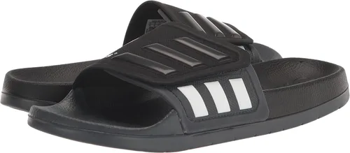 Vista 8 de adidas Sandalias Adilette Tnd Slide unisex para adultos, NegroOro táctil MetálicoBlanco