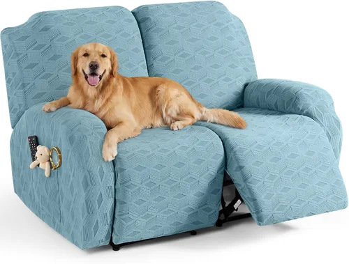 Vista 44 de TAOCOCO Funda para Reclinable de 3 Piezas, Fundas para Silla Reclinable, Funda Elástica de Jacquard para Silla Reclinable, Protector de Muebles