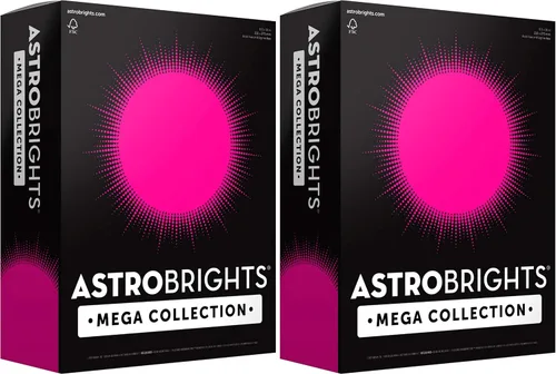 Vista 7 de Astrobrights Mega Collection, cartulina coloreada