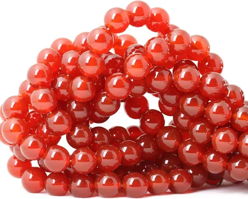 Vista 35 de Cuentas redondas sueltas de ágata estilo antiguo vena de dragón de 6mm, cuentas para diseño de joyas, 60 cuentas Ágata de vena de dragón