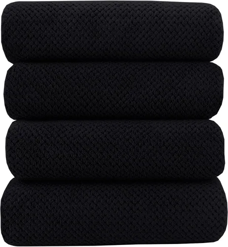 Vista 15 de YTYC Toallas, toallas de baño extra grandes de 29 x 59 pulgadas para baño, toallas de ducha súper suaves de secado rápido, peso ligero, microfibra
