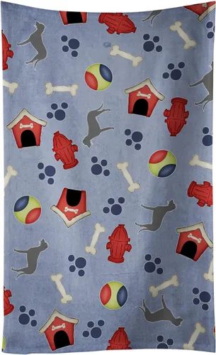 Vista 68 de Caroline's Treasures BB3948KTWL Affenpinscher Dog House Collection - Toalla de cocina para invitados, toalla de baño decorativa para cara, té, paño