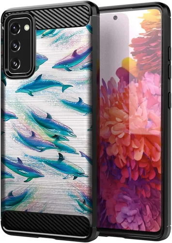 Vista 37 de CasesOnDeck - Carcasa compatible con Samsung Galaxy S20 FE (2020) / S20 FE 5G), color negro
