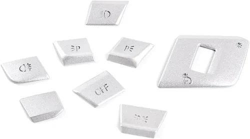 Vista 6 de Daeiclru Cubierta de panel de interruptor de faros compatible con Toyota Supra GR A90 A91 MK5 2019-2022, calcomanía de aleación para botón