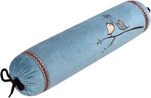 Vista 9 de Almohada de cuello de trigo sarraceno, almohada cilíndrica de trigo sarraceno, almohada ajustable para el cuello, soporte cervical para aliviar