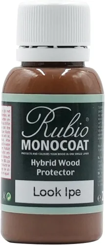Vista 34 de Rubio Monocoat Protector de madera híbrido de 300 pies cuadrados - Chocolate Acabado de aceite de madera exterior, color y protección UV