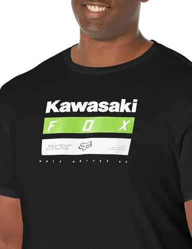 Vista 15 de Fox Racing Camiseta premium de manga corta Kawasaki para hombre
