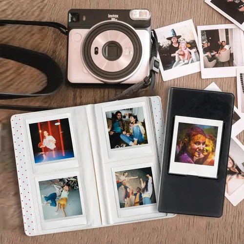 Vista 5 de Álbum de 64 bolsillos para cámara instantánea Fujifilm Instax Square, color negro Square Photo Album for Fujifilm Instax SQ40/1/6/10/20/SP-3