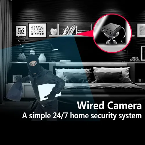 Vista 6 de Cámara inalámbrica WiFi más pequeña, HD1080P Mini cámara de batería, cámara portátil inteligente para bebé con grabación de video