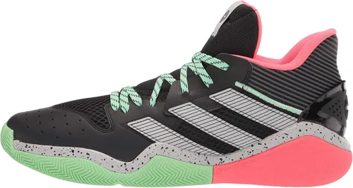 Vista 8 de adidas Tenis de baloncesto unisex Harden Stepback para adultos, NegroGrisMenta Glory, 5