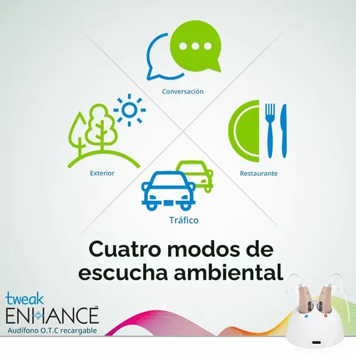 Vista 5 de Tweak Mejora los audífonos OTC Solución de sonido sofisticada