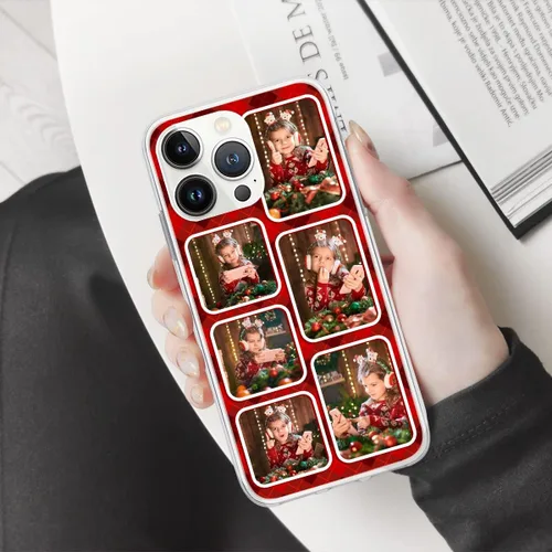 Vista 3 de CUBICER Fundas personalizadas para teléfono, fotos de aniversario personalizadas, a prueba de golpes, regalos de boda para mujeres, hombres