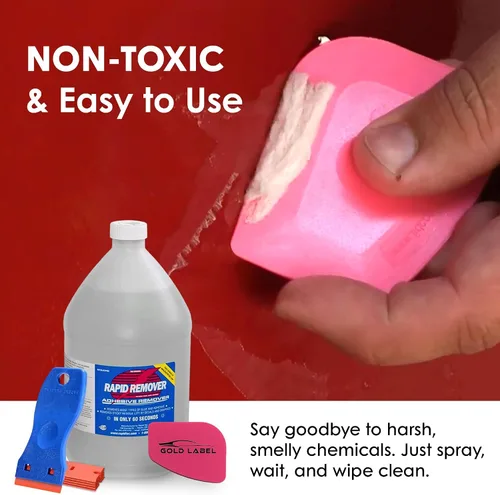 Vista 6 de RapidTac Kit de removedor rápido de adhesivo (kit de galones)