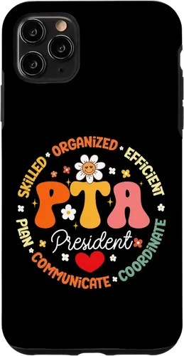 Vista 11 de iPhone 15 Parents Teacher Association Team Supporter PTA President Case