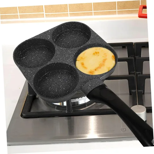 Vista 5 de Sartén antiadherente para cocinar en el desayuno para estufas de gas, fácil de limpiar y usar