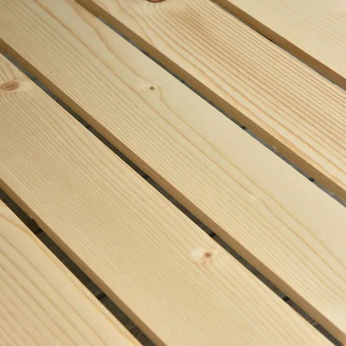 Vista 9 de Outsunny Cama de jardín elevada, 47 x 22 x 33 pulgadas, maceta de madera elevada con ruedas bloqueables, estante de almacenamiento y forro de cama