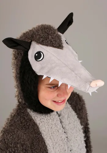 Vista 3 de Disfraz de Zarigüeya Gruñona para Niños Multicolor
