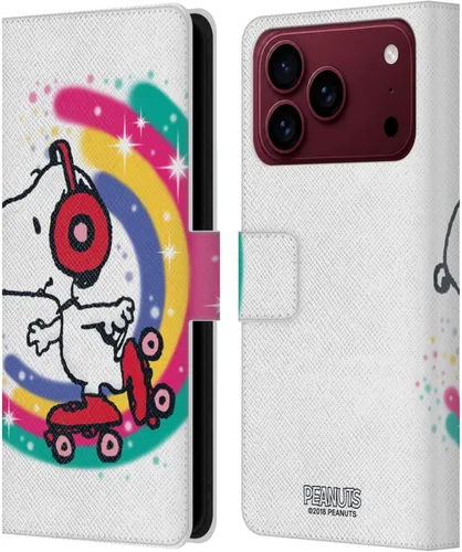 Vista 136 de Head Case Designs Funda de piel con licencia oficial de Peanuts Beach Surf Snoopy Boardwalk Airbrush compatible con Apple iPhone 11 Playa Surf