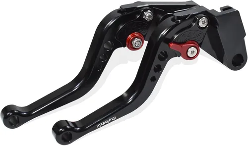 Vista 10 de Palanca de freno corta Palanca de embrague compatible con YAMAHA Fazer FZ-1 FZ-8 FZ-6 FZ-6R FZS600, aleación de aluminio CNC fabricada (negro)