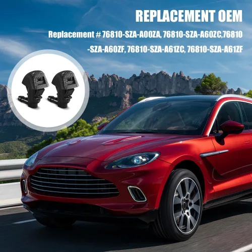 Vista 7 de Kit de boquillas de limpiaparabrisas de repuesto para automóvil, manguera de chorro de lavado y líquido con conectores, accesorios de automóvil