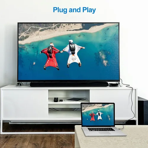 Vista 6 de Rankie Cable mini HDMI a HDMI, alta velocidad compatible con Ethernet 3D y retorno de audio (6 pies)