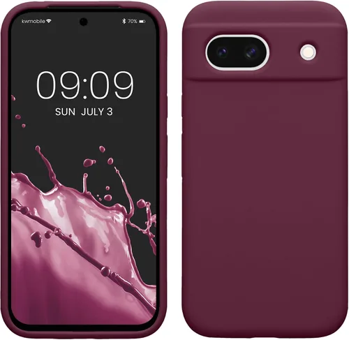 Vista 22 de kwmobile Funda Compatible con Google Pixel 6 Pro - Funda de Teléfono de Silicona TPU con Acabado Suave - Azul Caribe