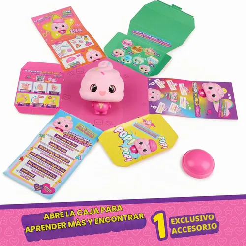 Vista 6 de My Squishy Little Ice Cream - Muñeca interactiva coleccionable con accesorios - ISSA