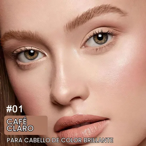 Vista 2 de BINGBRUSH Gel de cejas impermeable, máscara de cejas tintada de larga duración, kit de maquillaje de color de cejas, gel vegano a prueba de manchas