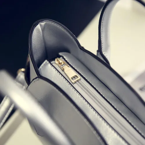 Vista 3 de QZUnique - Bolso cruzada de hombro con asa superior para mujer, diseño de gato
