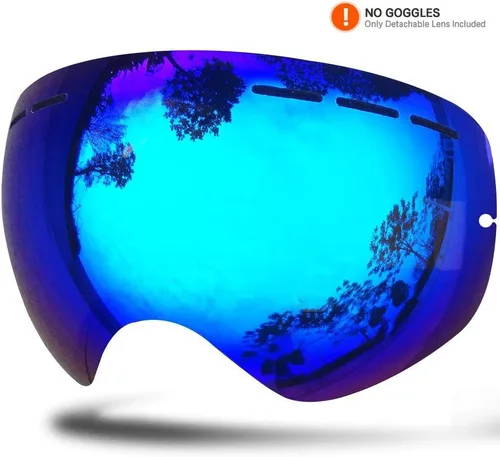 Vista 2 de ZIONOR Ski Goggles Lens, XMINI 100% OTG Snow Goggles Detachable Lens for Youth Kids
