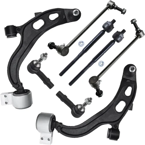 Vista 279 de Detroit Axle - Kit de brazos de control de extremo de 8 piezas para Toyota 2001-2003 Highlander 2002-2003 Camry Lexus ES300, 2 conjuntos de brazos