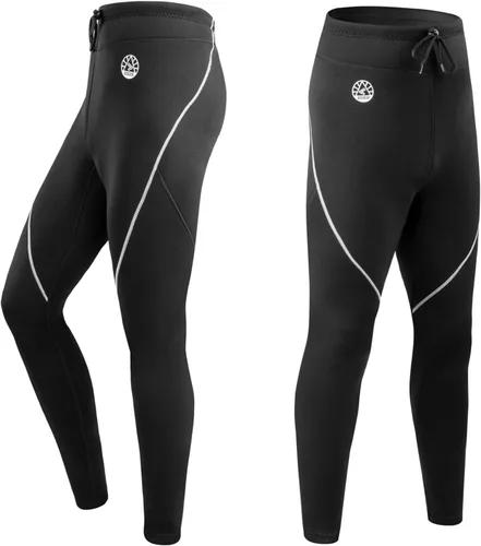 Vista 11 de Pantalones de neopreno para hombre y mujer, 1.5mm/3mm, pantalones largos de neopreno para mantener el calor, pantalones de buceo para surf, kayak