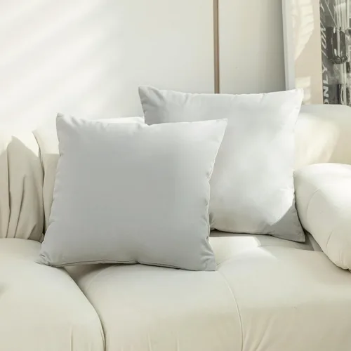 Vista 32 de Home Brilliant Funda de cojín decorativa para el hogar, en terciopelo, para sofá, silla, cama.