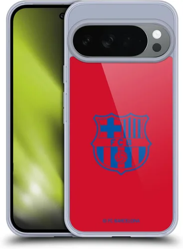Vista 57 de Head Case Designs Funda de gel con licencia oficial del FC Barcelona Barca Crest Patterns [protección de grado militar] compatible con Google Pixel 3