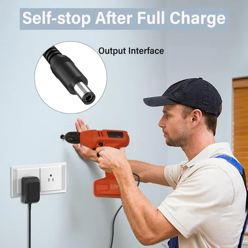 Vista 3 de Reemplazo del cargador de taladro de 9 V para taladro inalámbrico Black & Decker 7.2V Power Cord AC Adapter Fit for Black Decker 9099KC 9099KCB