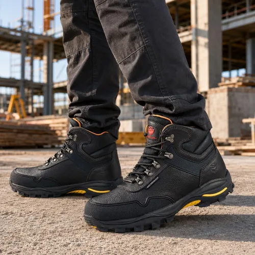 Vista 2 de SUREWAY Men's 6" Soft/Steel Toe Heavy Duty Waterproof Work Boot Lace Up,Oil/Slip Resistant Industrial Ankle Safety Boots,Roofing, Hunting