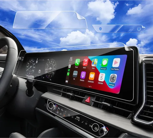 Vista 14 de Paquete de 2 protectores de pantalla para Dodge Charger 2023 Dodge Charger 2011-2023 Scat Pack Protector de pantalla de 8.4 pulgadas Uconnect