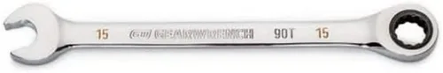 Vista 16 de GEARWRENCH Llave de trinquete combinada con arco oscilante de 4 grados y 12 puntos de 6 mm - 86906