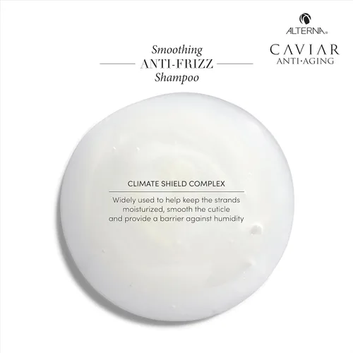 Vista 5 de CAVIAR Champú antienvejecimiento antiencrespamiento Para cabello medio y grueso Suaviza el cabello, domina el encrespamiento Sin sulfatos